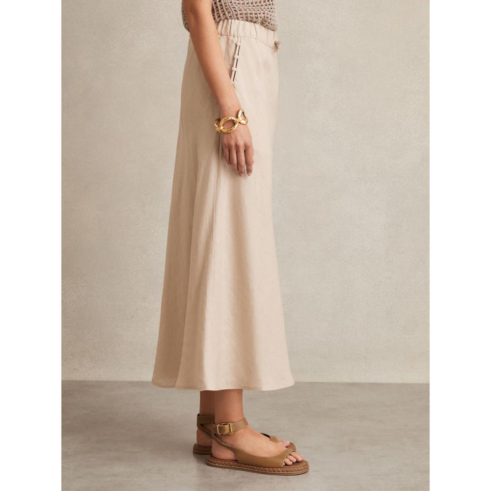 REISS ROXI Slip Midi Skirt | Jarrolds, Norwich